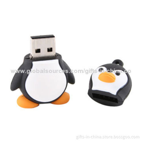Penguin 1/2/4/8/16/32GB Likable USB Flash Drive Stick, Accept PayPal and Free Samples Supply